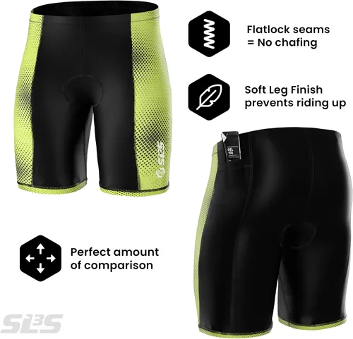 Miniatura 28 de SLS3 Pantalones cortos de triatlón para hombre – Tri Shorts para hombre – 2 bolsillos FRT – Diseñado por atletas para carreras
