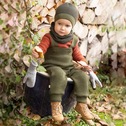 Miniatura 7 de Pantalones de lana para bebés ropa de punto de lana merino orgánica para niños y niñas, recién nacido - 4 años