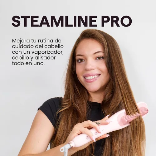 Miniatura 2 de Cepillo Alisador de Cabello con Vapor Pro de Wavytalk, Cepillo Alisador de 3 en 1 con Vapor, Reduce el Daño, Nutre el Cabello y Acelera el Alisado