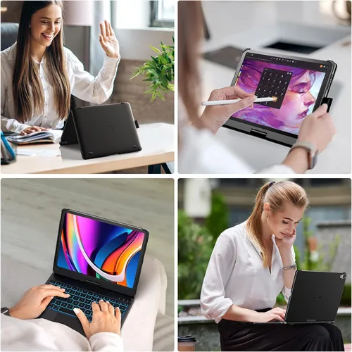 Miniatura 4 de typecase Funda con teclado táctil con trackpad para iPad Air de 11 pulgadas (M3 2025 / M2 2024) 2024: rotación de 360° - retroiluminación de 11