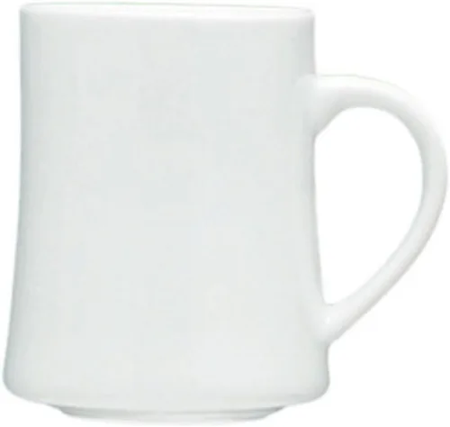Miniatura 6 de Fortessa Fortaluxe Superwhite - Vajilla de porcelana vitrificada, taza grande apilable de 12 onzas, juego de 6
