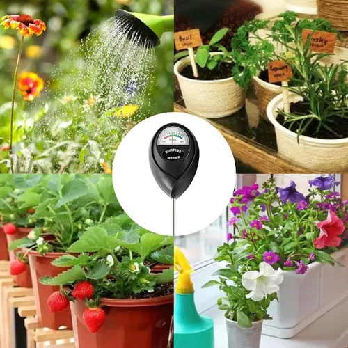 Miniatura 5 de Medidor de Humedad del Suelo de Sonda Larga Extendida, Paquete de 2 Medidores de Agua para Plantas, Medidor de Suelo, Sensor de Humedad, Higrómetro
