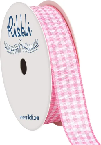 Miniatura 8 de Ribbli Cinta de Guinga Negra y Blanca, 100% Poliéster con Borde Tejido, 0,64 cm x 9,14 metros, Cinta a Cuadros, Cinta de Cuadros de Búfalo (Negra 1)
