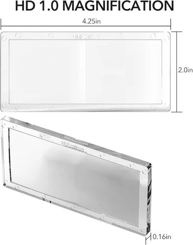 Miniatura 3 de TRQWH Paquete de 2 lentes de aumento para casco de soldadura 1.0/1.5/2.0/2.5/3.0 dioptría protección de ojos accesorios para soldador lupa lente
