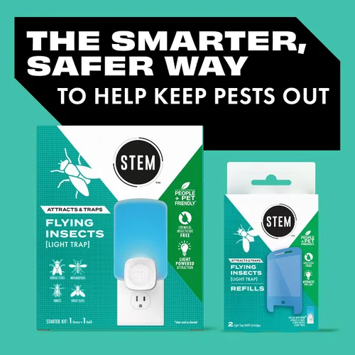 Miniatura 6 de STEM Trampa para insectos – Control de plagas de moscas de la fruta y mosquitos para interiores, para casa, hogar y cocina, atrae y atrapa insectos