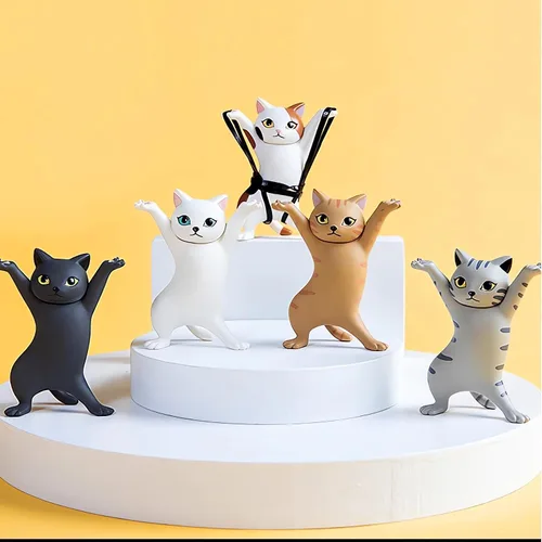 Miniatura 3 de 5 soportes magnéticos anticaídas para Airpod de gato bailando, bonitos soportes para auriculares, accesorios compatibles con Apple Airpods PRO/3/2/1