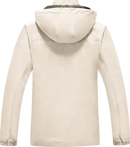 Miniatura 2 de Chaquetas impermeables ligeras con capucha desmontable para hombre