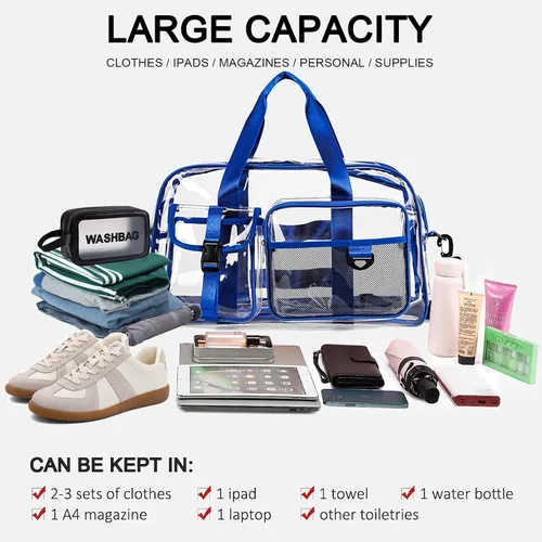 Miniatura 366 de Pequeña bolsa de gimnasio para mujer, bolsa de viaje con compartimento para zapatos