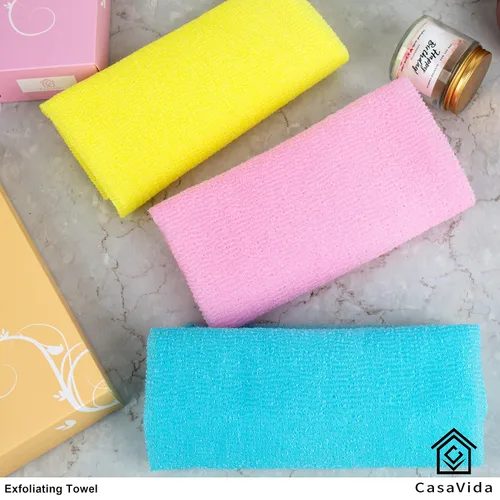 Miniatura 6 de Toalla exfoliante para la espalda, para ducha, exfoliante corporal, toalla de belleza japonesa, esponja africana, toalla de esponja coreana, paño