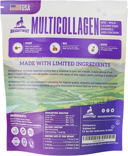 Miniatura 2 de Péptido multicolágeno colágeno líquido diario para perros, colágeno de perro, membrana en polvo de cáscara de huevo para perros - artritis, salud