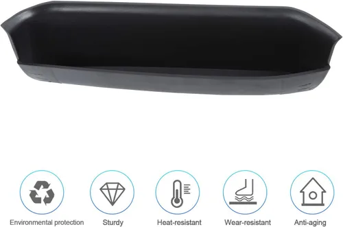 Miniatura 3 de JeCar Bandeja de almacenamiento con asa de agarre para Jeep Renegade, organizador de almacenamiento para Jeep Renegade 2015-2023