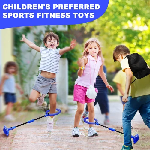 Miniatura 2 de Hewog Bola Saltarina, Bola de Rueda Flash Colorida Portátil y Plegable, Juguetes para Niñas y Niños, Juguetes Deportivos y de Ejercicio para Niños