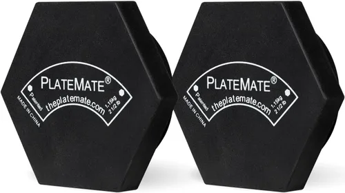 Miniatura 6 de Par de Pesos Magnéticos Microload de PlateMate - Elija entre 1.25 libras o 2.5 libras Hex