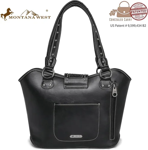 Miniatura 3 de Montana West Bolsas de mano occidentales para mujer, bolso de mano con asa superior para mujer