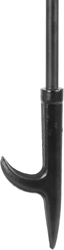 Miniatura 7 de Nouva Juego de 5 herramientas para chimenea - Mango negro de hierro forjado Accesorios Accesorios Herramientas - Pinzas de póquer de soporte