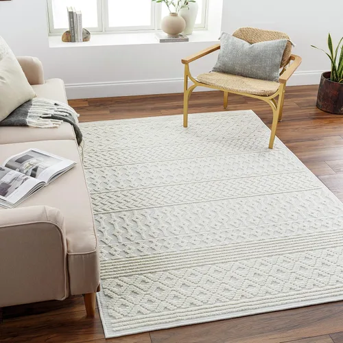 Miniatura 10 de Surya Cottage Lyna Alfombra lavable, 2' x 2'10" (2' x 3'), carbón