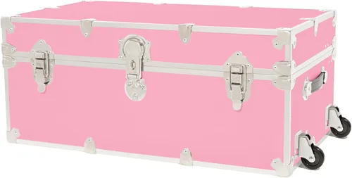 Miniatura 21 de Rhino Trunk & Case Maletero grande clásico, 32 x 18 x 14 pulgadas, capacidad de más de 1500 libras, muchos colores, tapa de cierre suave. Fuerte