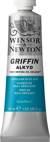 Miniatura 43 de Winsor & Newton Griffin Alkyd - Pintura al óleo de secado rápido, tubo de 1.25 onzas líquidas, Siena quemada