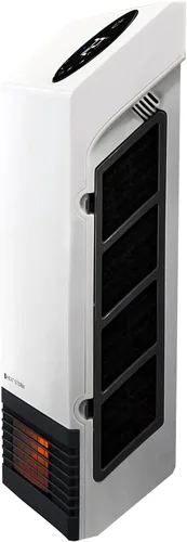 Miniatura 6 de Heat Storm Phoenix - Calentador de espacio infrarrojo con pies acoplables, control remoto, eficiencia energética: 750-1500 vatios, suelo o pared