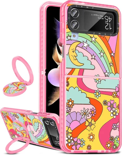 Miniatura 14 de Toycamp Funda para Samsung Galaxy S22, diseño de mariposa azul para mujeres, niñas, adolescentes, bonita funda femenina con soporte de anillo