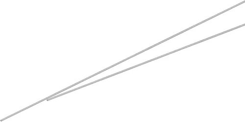 Miniatura 52 de uxcell Tubo capilar del acero inoxidable 304, tubería gruesa del metal de la longitud de la pared 820.2 ft m del OD 2.6 ft m x 0.3 ft m