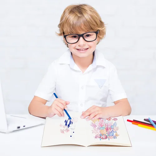 Miniatura 7 de EOOUT 80 piezas de cuadernos de papel kraft para niños, diarios en blanco al por mayor, libros de bocetos, cuaderno de composición de 60 páginas, 80