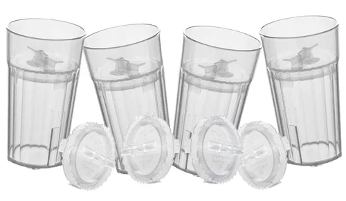 Miniatura 21 de Reflo Smart Cup - Paquete de vaso inteligente (azul, paquete de 1) Entrenamiento de destete Montessori para niños pequeños, diseño de vaso abierto 1