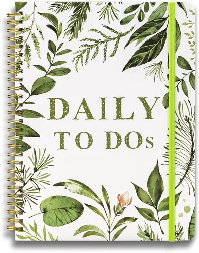 Miniatura 5 de UtyTrees Agenda diaria sin fecha: 7.3 x 9.6 pulgadas, planificador diario de lista de tareas pendientes, planificador de vida eficiente, diario