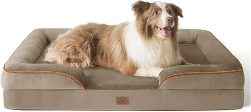 Miniatura 79 de Bedsure Cama ortopédica XL para perros extragrandes, cama lavable para perros y gatos, impermeable, cómodo sofá para perros con funda extraíble