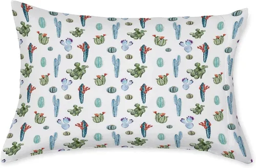 Miniatura 3 de Juego de sábanas decorativas tamaño individual XL, juego de sábanas bajeras con bolsillos profundos de cactus y 2 fundas de almohada