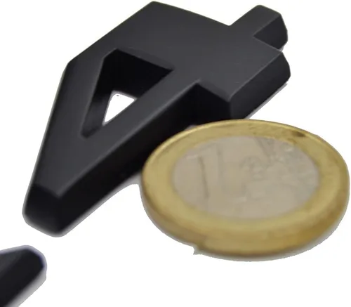 Miniatura 3 de Zorratin Emblema de metal con acabado mate negro 4x4 para la puerta trasera de la cajuela del Jeep Grand Cherokee 2011-2025
