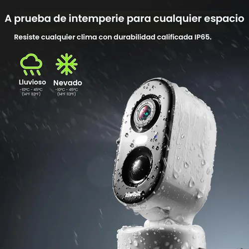 Miniatura 7 de Kiwibit Cámaras de seguridad inalámbricas para exteriores, cámara exterior 2K para seguridad del hogar, cámara de batería, montaje magnético
