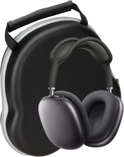 Miniatura 6 de Estuche rígido para llevar auriculares compatible con Pioneer DJ HDJ-X5, AirPods Max, SteelSeries Arctis Series - Bolsa de almacenamiento de viaje