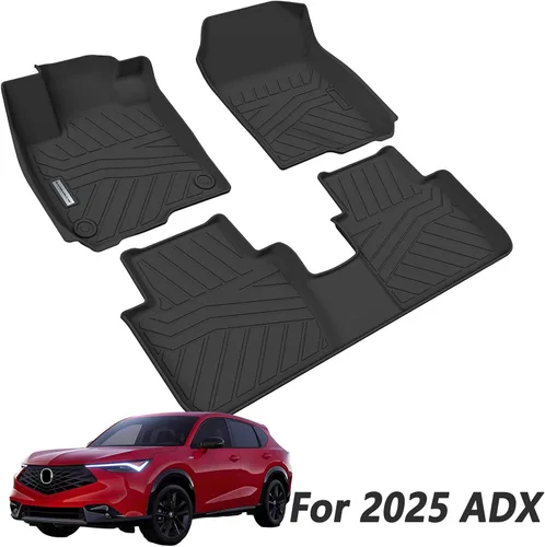 Miniatura 2 de Revestimientos de suelo para Acura ADX y Honda HR-V 2023-2026 TPE 2023-2026 TPE protección para todo tipo de clima, tapetes de primera y 2ª fila