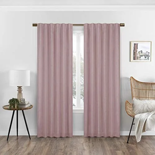 Miniatura 4 de ECLIPSE Absolute Zero Nora - Cortinas opacas con aislamiento térmico y bolsillo para cortinero, para dormitorio, panel individual, 50 x 108