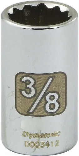 Miniatura 5 de Dynamic Herramientas 1/4" Drive 12 Point Sae, 1/2" Longitud estándar, Zócalo de acabado cromado