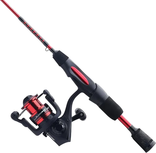 Miniatura 2 de Ugly Stik Combo de caña giratoria y carrete de hielo de carbono de 28 pulgadas, carrete de 5 tamaños, 1 caña de pescar, potencia de caña de luz