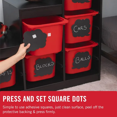 Miniatura 4 de Cuadrados de montaje + puntos VELCRO Brand con adhesivo