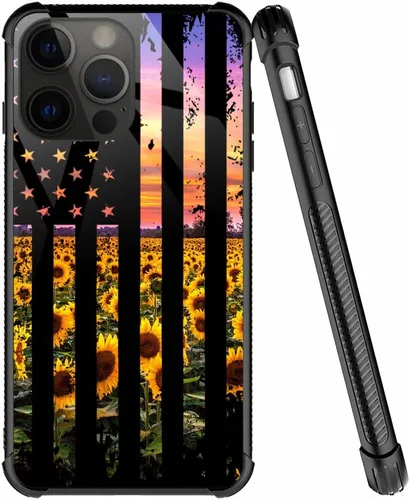 Miniatura 22 de ZHEGAILIAN Funda compatible con iPhone 7/8 Plus, funda de vidrio orgánico para niñas, mujeres y hombres, diseño de cuatro esquinas, antiarañazos, a