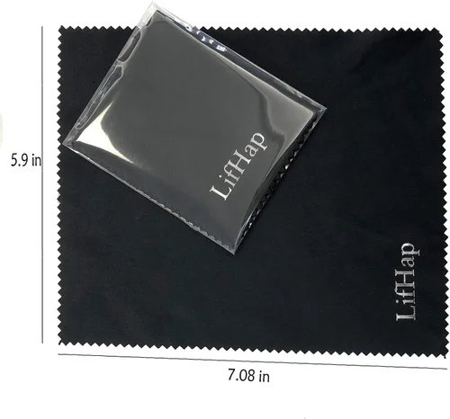Miniatura 6 de Paquete de 15 paños de limpieza para gafas, toallitas limpiadoras de lentes y lentes para teléfonos móviles, relojes, pantallas y todas