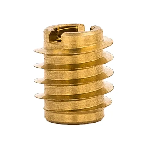 Miniatura 15 de E-Z LOK Inserto roscado para cuchillo para madera dura, insertos de rosca de latón, 10-24 roscas internas, 0.500 pulgadas de longitud, paquete de 25