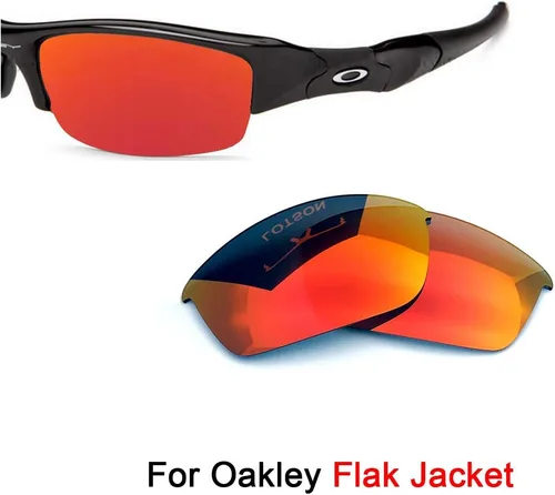 Miniatura 3 de LOTSON Lentes de repuesto para gafas de sol Oakley Flak Jacket polarizadas 100% UVAB - Múltiples opciones