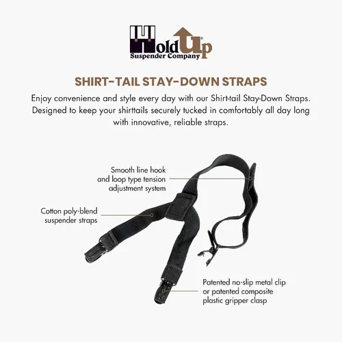 Miniatura 2 de La camisa de vestir Hold-Ups® Stay-downs se mantiene con clips antideslizantes patentados en Estados Unidos