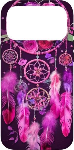 Miniatura 22 de Feather and Flower Dream Catcher Designed Case for iPhone 17