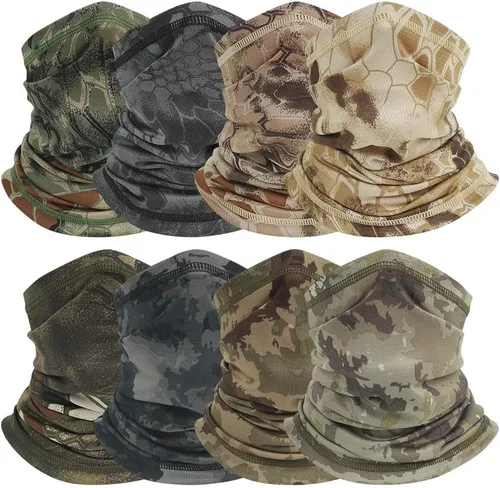 Miniatura 6 de 8 unidades de polaina de cuello refrescante para hombres y mujeres Gator Bandana cara bufanda cubierta pesca motocicleta transpirable protección