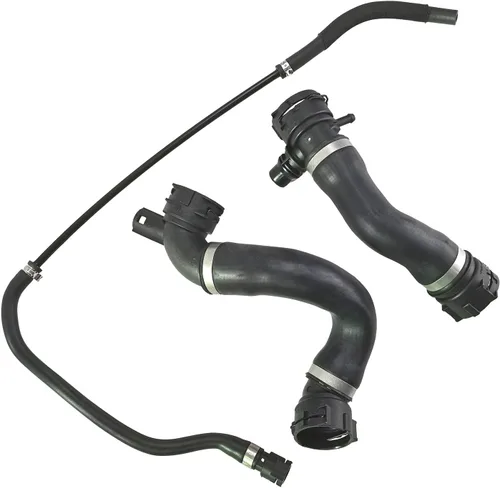 Manguera de Radiador Superior e Inferior del Motor, Tubo de Manguera de Agua Refrigerante + Conjunto de Manguera de Línea de Ventilación del Tanque