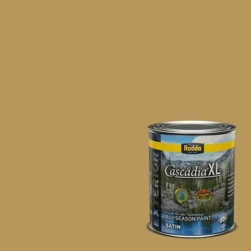 Miniatura 170 de Rodda Paint CASCADIA XL Pintura e imprimación satinada exterior en uno, cuarto de galón, Aquafir