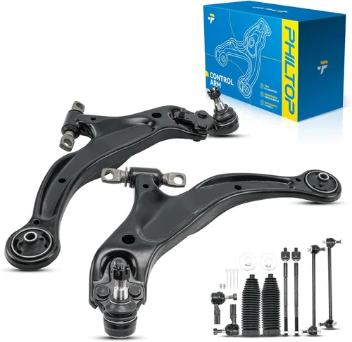 Miniatura 215 de PHILTOP Kit de suspensión delantera de 10 piezas, brazos de control inferiores con juntas de bola, eslabones de extremo de barra estabilizadora