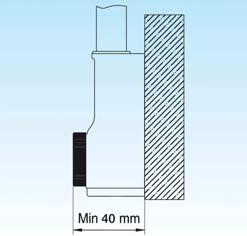 Miniatura 4 de lira A.8274.26 Sifone Spazio Bagno NT - Trampa para fregadero, color negro