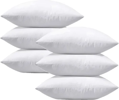 OTOSTAR Insertos de almohada de 18 x 18 pulgadas, rellenos de almohada de forma cuadrada, almohadas esponjosas, almohadas decorativas para sofá